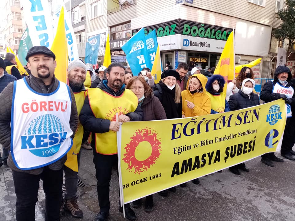 KESK'in bölge mitingi Samsun'da yapıldı