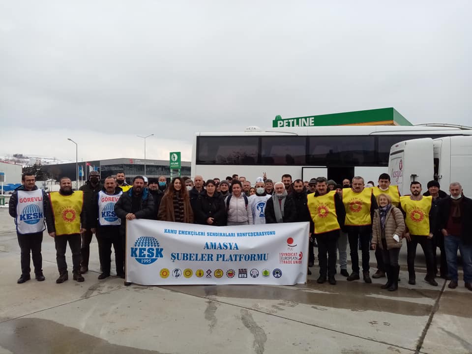 KESK'in bölge mitingi Samsun'da yapıldı