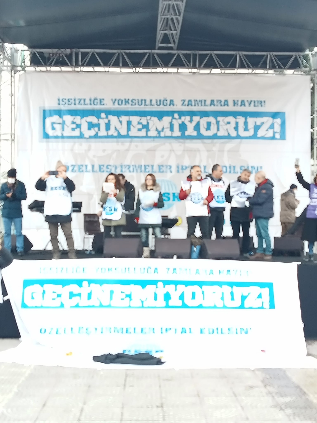 KESK'in bölge mitingi Samsun'da yapıldı