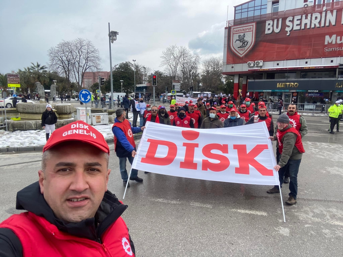 KESK'in bölge mitingi Samsun'da yapıldı