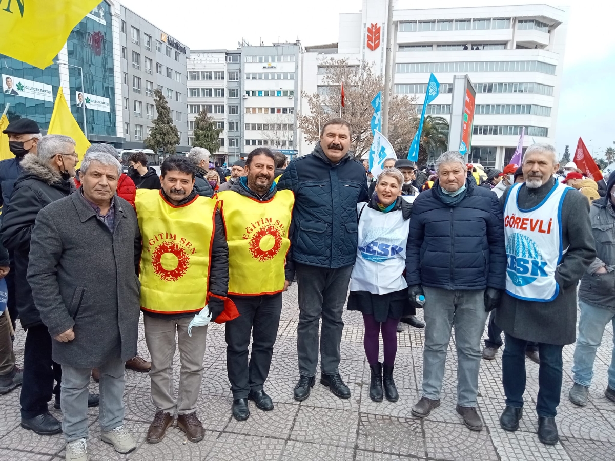 KESK'in bölge mitingi Samsun'da yapıldı