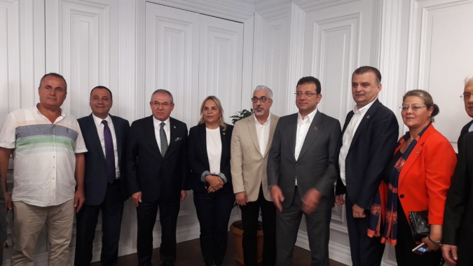 Ekrem İmamoğlu'na Atakum'da sevgi seli!