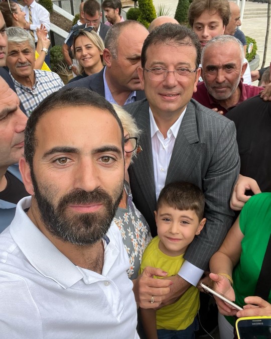 Ekrem İmamoğlu'na Atakum'da sevgi seli!