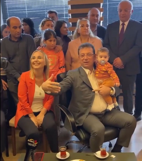 Ekrem İmamoğlu'na Atakum'da sevgi seli!