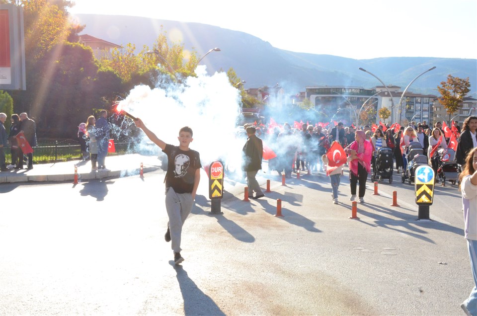 Amasya’da Cumhuriyet Yürüyüşü