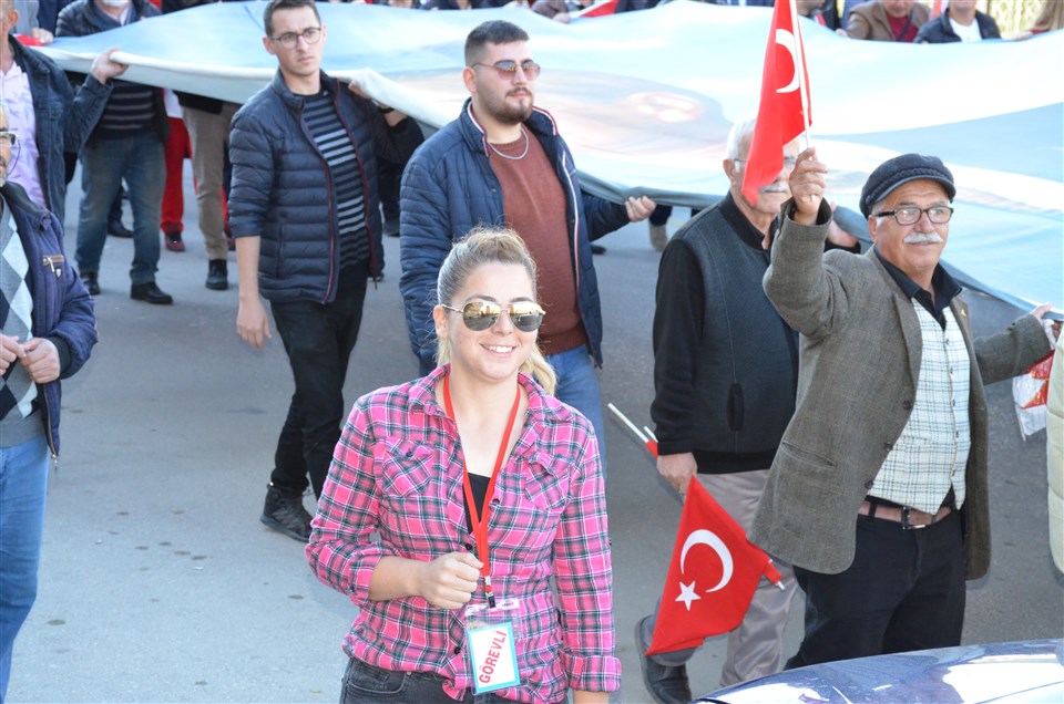 Amasya’da Cumhuriyet Yürüyüşü