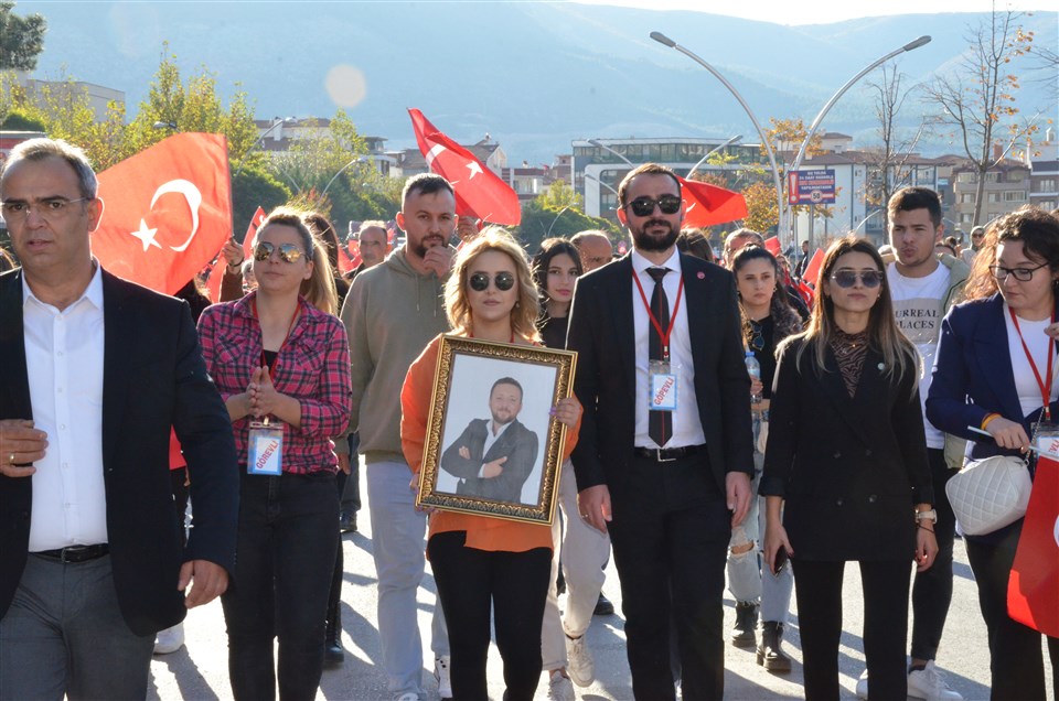 Amasya’da Cumhuriyet Yürüyüşü