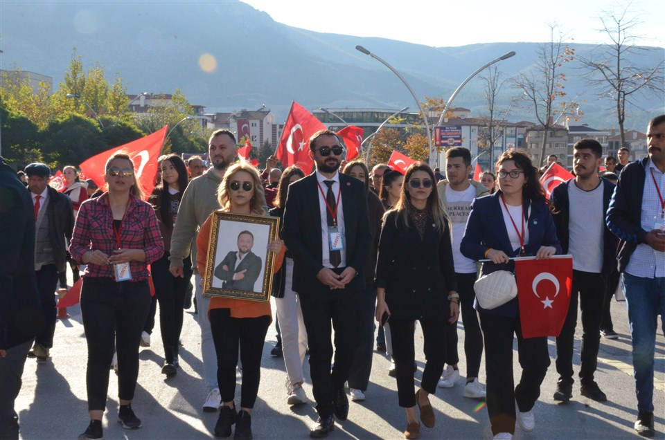 Amasya’da Cumhuriyet Yürüyüşü