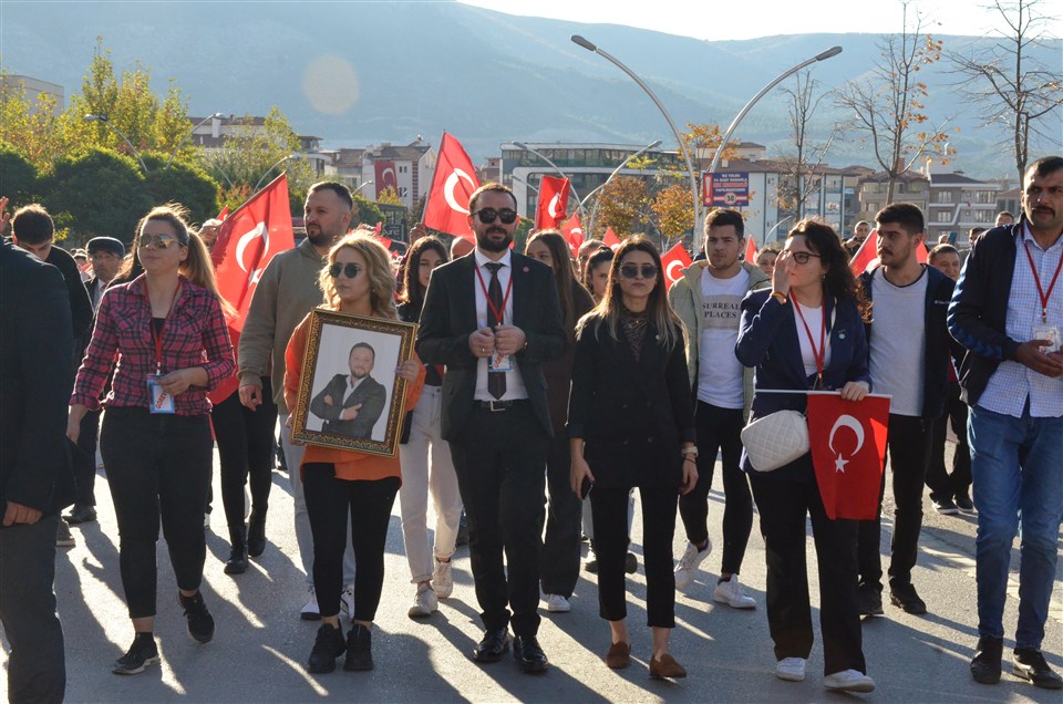 Amasya’da Cumhuriyet Yürüyüşü