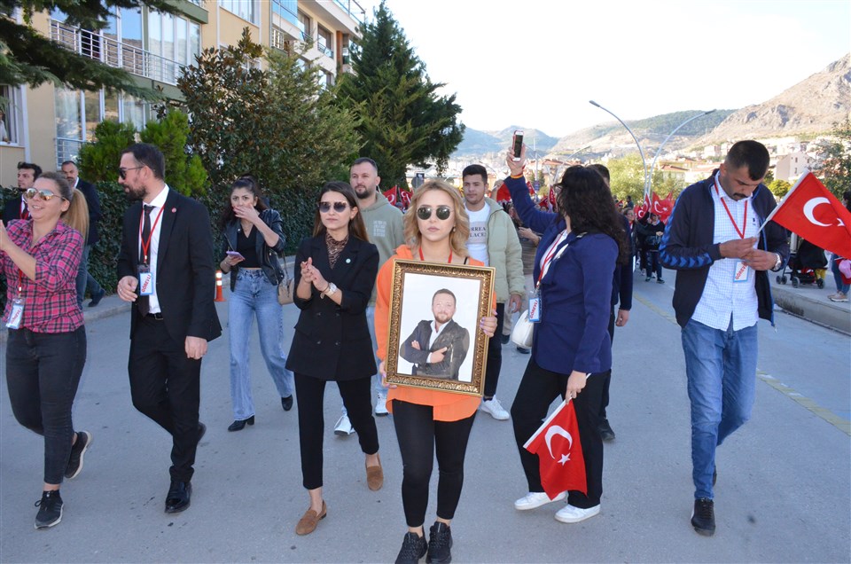 Amasya’da Cumhuriyet Yürüyüşü