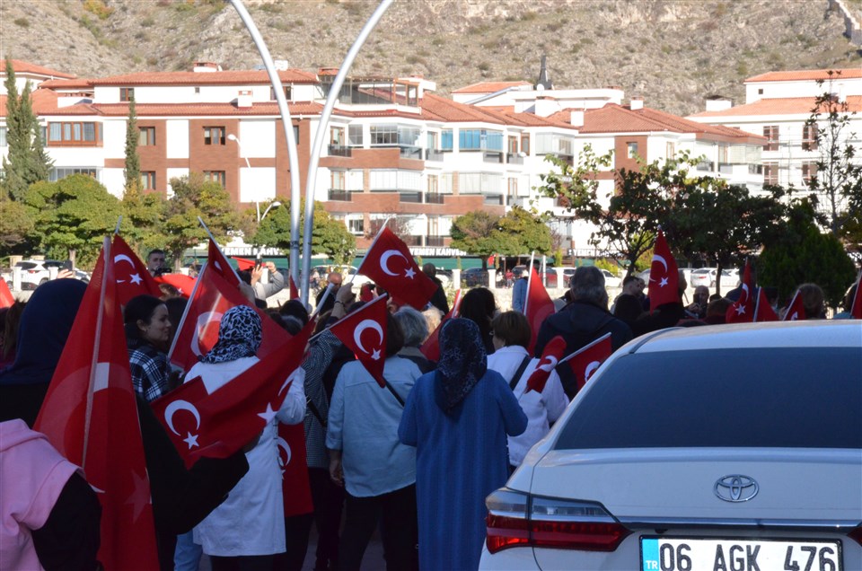 Amasya’da Cumhuriyet Yürüyüşü