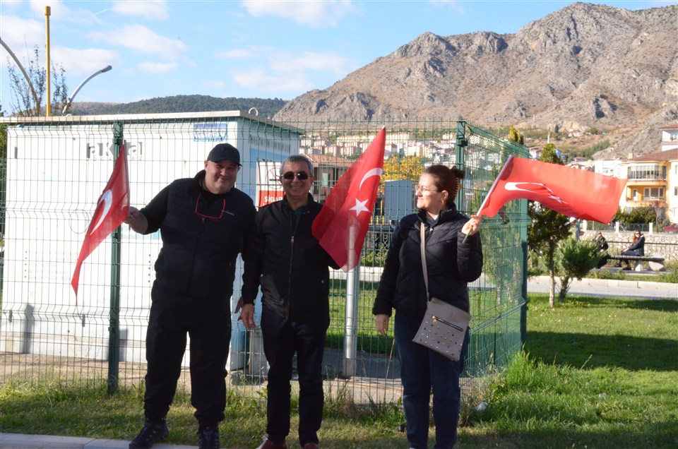 Amasya’da Cumhuriyet Yürüyüşü