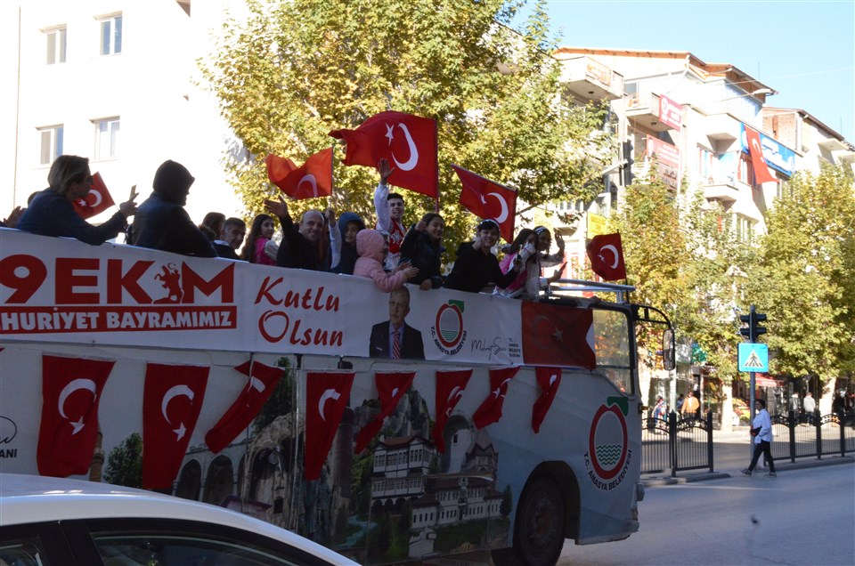 Amasya’da Cumhuriyet Yürüyüşü