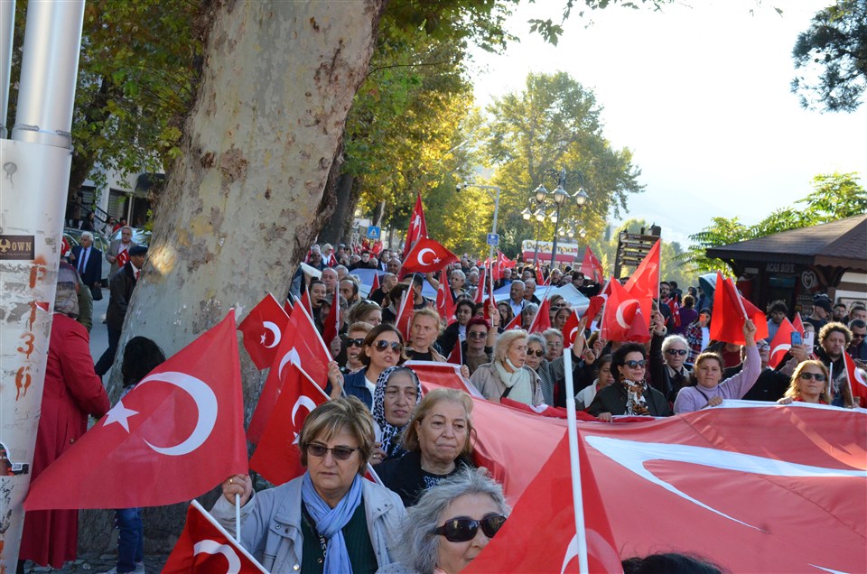 Amasya’da Cumhuriyet Yürüyüşü