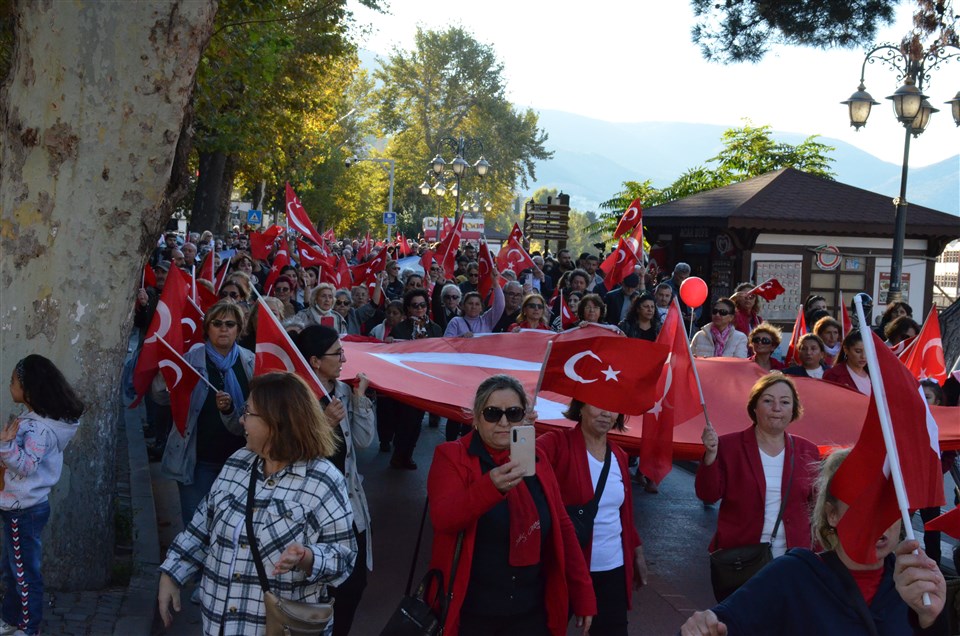 Amasya’da Cumhuriyet Yürüyüşü