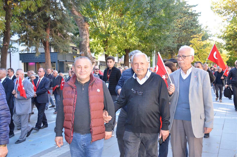 Amasya’da Cumhuriyet Yürüyüşü