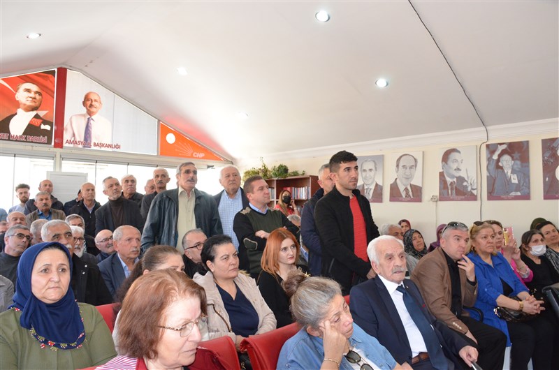 CHP Amasya Milletvekili Aday Adayı Ali Rıza Ağış Amasya il Başkanlığında Adaylığını Açıkladı