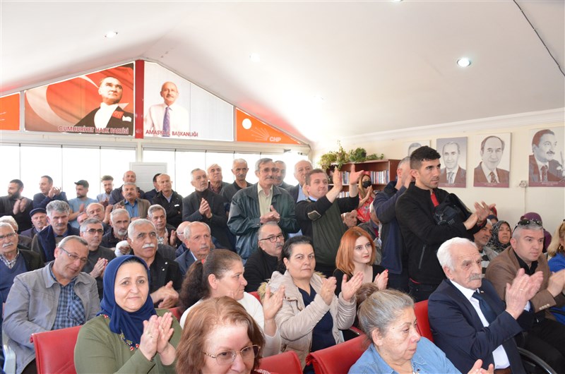 CHP Amasya Milletvekili Aday Adayı Ali Rıza Ağış Amasya il Başkanlığında Adaylığını Açıkladı