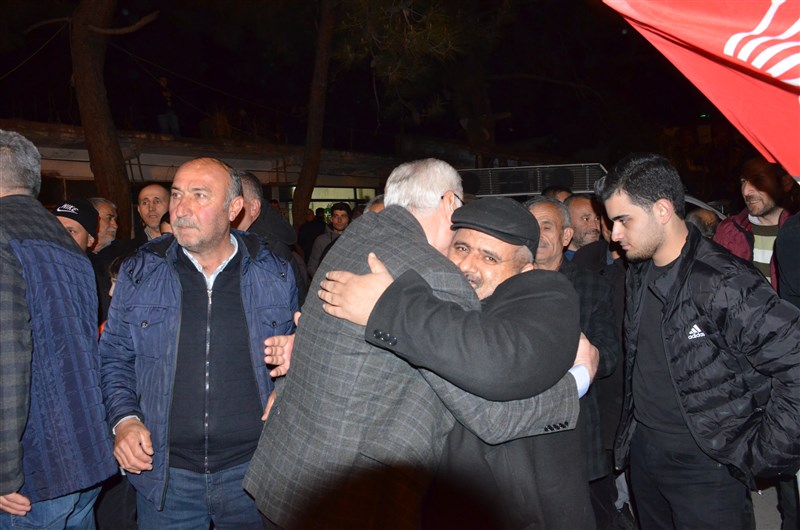 Uluköy’de CHP Heyetine Coşkulu Karşılama