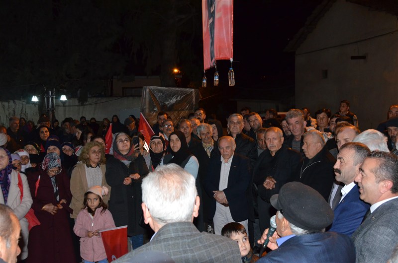 Uluköy’de CHP Heyetine Coşkulu Karşılama