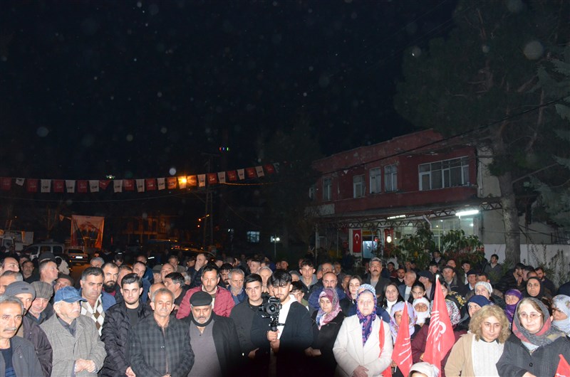 Uluköy’de CHP Heyetine Coşkulu Karşılama