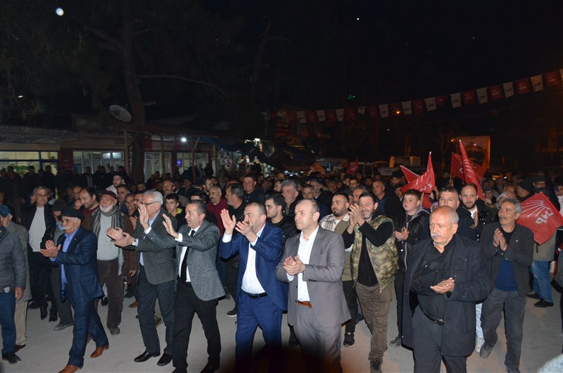 Uluköy’de CHP Heyetine Coşkulu Karşılama