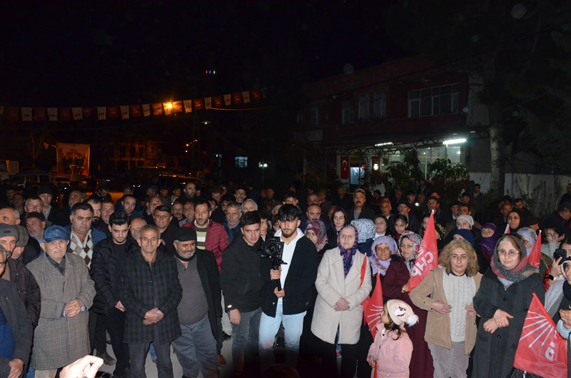Uluköy’de CHP Heyetine Coşkulu Karşılama