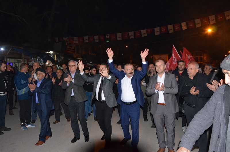 Uluköy’de CHP Heyetine Coşkulu Karşılama