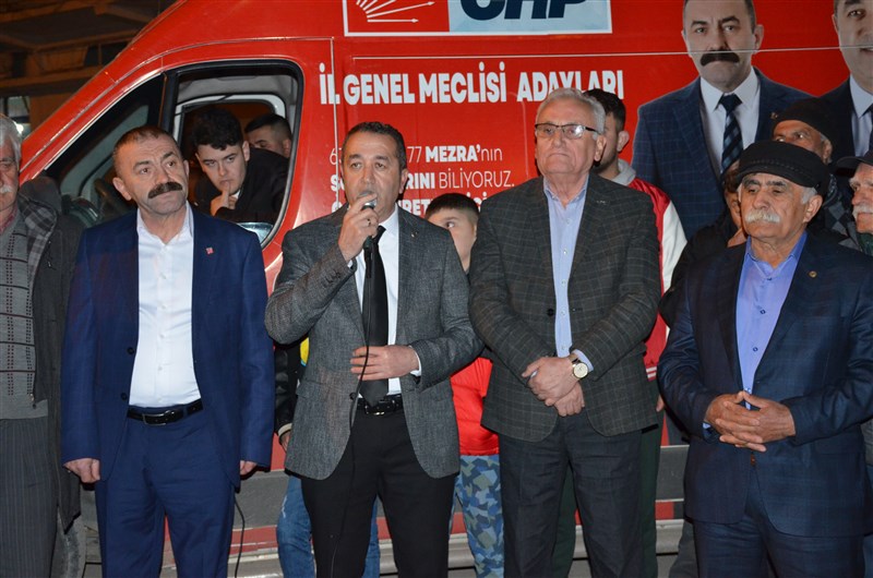 Uluköy’de CHP Heyetine Coşkulu Karşılama