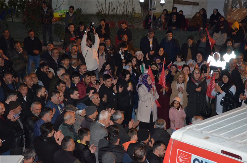 Uluköy’de CHP Heyetine Coşkulu Karşılama