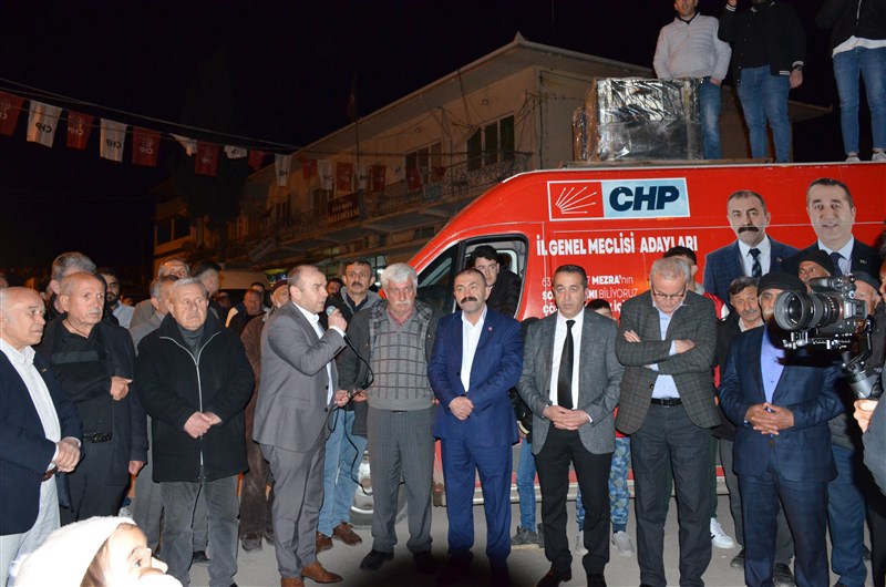 Uluköy’de CHP Heyetine Coşkulu Karşılama