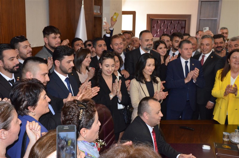 Amasya Belediye Başkanı Turgay Sevindi Makamına Yerleşti