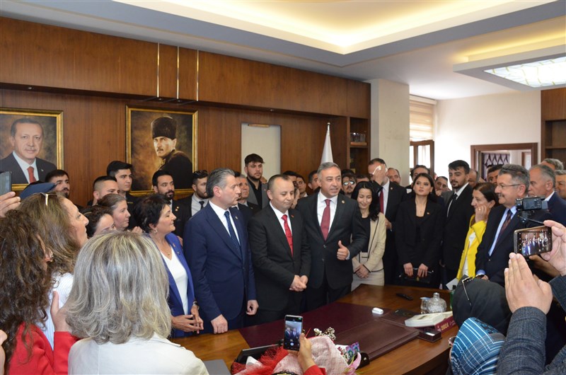 Amasya Belediye Başkanı Turgay Sevindi Makamına Yerleşti