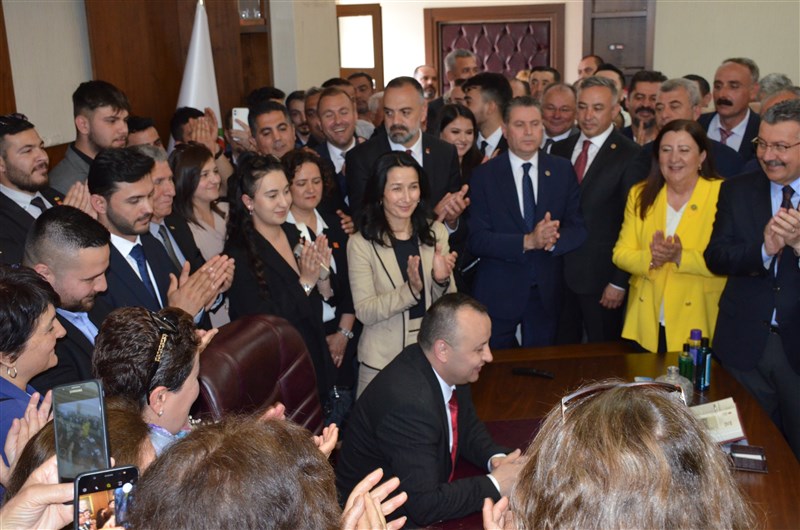 Amasya Belediye Başkanı Turgay Sevindi Makamına Yerleşti