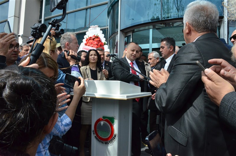 Amasya Belediye Başkanı Turgay Sevindi Makamına Yerleşti
