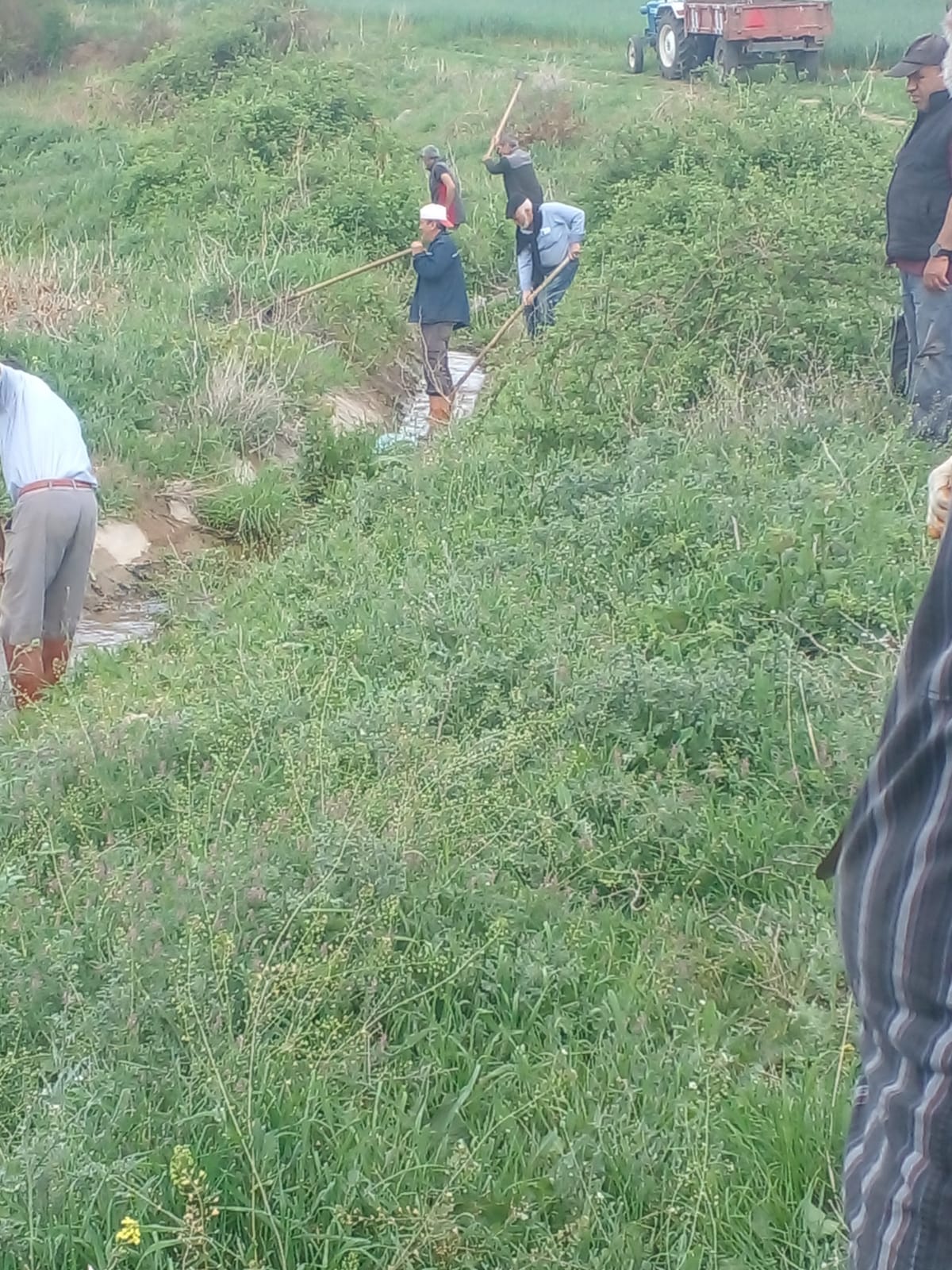 Taşova’da İmece Usulü Sulama Kanalları Temizlendi
