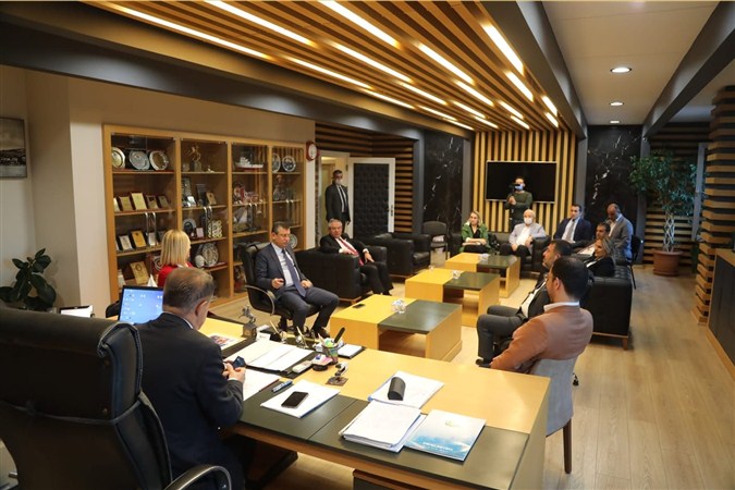 Ağbaba ve Özel’den Başkan Deveci’ye ziyaret