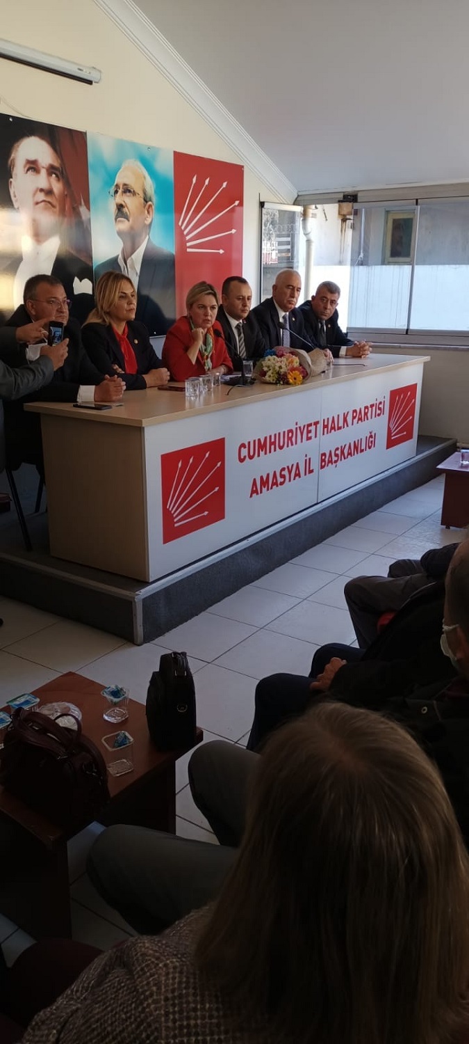 CHP Genel Sekreteri Selin Sayek Böke Amasya'da Konuşması