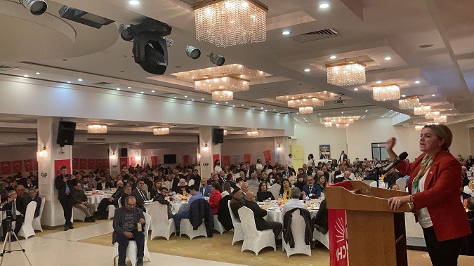 CHP Genel Sekreteri Selin Sayek Böke Amasya'da Konuşması