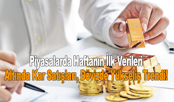 Piyasalarda Haftanın İlk Verileri: Altında Kar Satışları, Dövizde Yükseliş Trendi!