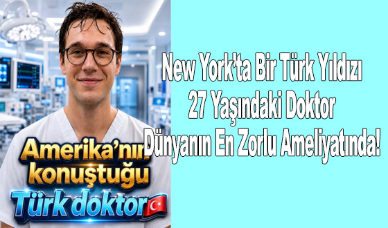 New York’ta Bir Türk Yıldızı: 27 Yaşındaki Doktor Dünyanın En Zorlu Ameliyatında!