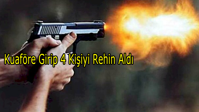 Kuaförde tüfekle ateş açıp 4 kişiyi rehin alan şüpheli adliyede