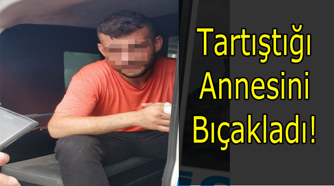 Tartıştığı Annesini Bıçakladı!