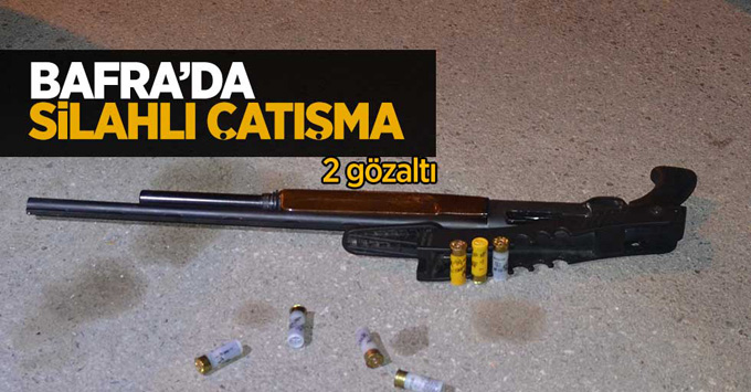 Silahlı çatışma: 2 gözaltı