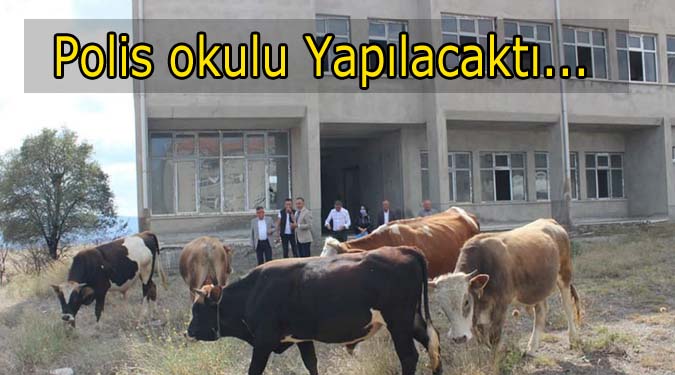 Çorum Polis Okulu yapılacaktı... Son hali içler acısı...