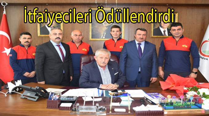 İtfaiyecileri Ödüllendirdi