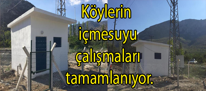Yassıçal Köyü içme suyu çalışması tamamlandı