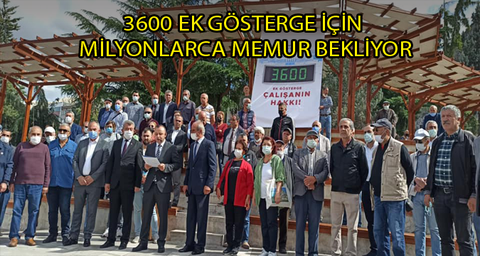 3600 EK GÖSTERGEYİ MİLYONLARCA MEMUR  BEKLİYOR