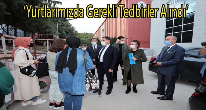 Vali Mastalı 'Yurtlarımızda gerekli tedbirler alındı'