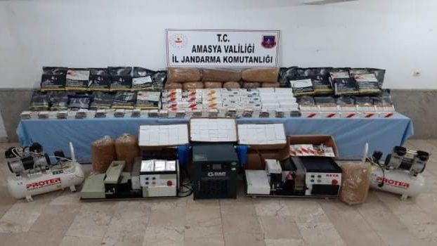 Kaçak makaron ve tütün Operasyonu yapıldı